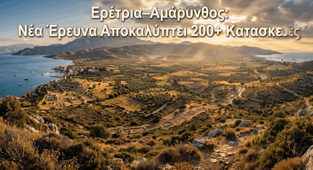 Ερέτρια–Αμάρυνθος: Η Επίσημη Έρευνα με 200+ Κατασκευές που Ξαναγράφει το Αρχαίο Τοπίο της Εύβοιας