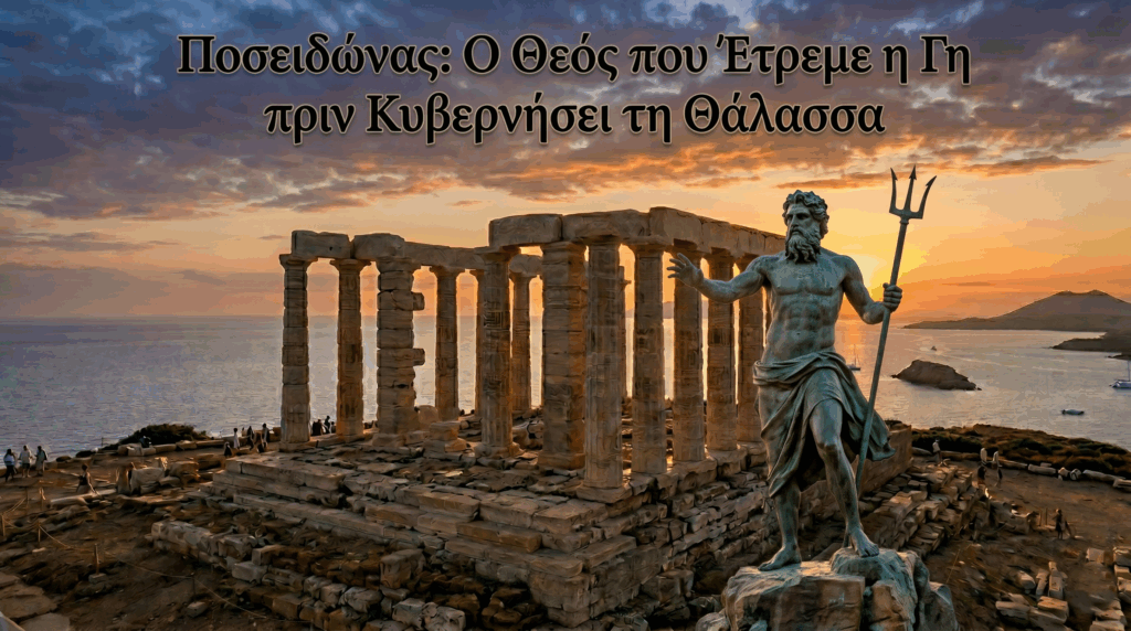 Ποσειδώνας: Ο Θεός που Έτρεμε η Γη πριν Κυβερνήσει τη Θάλασσα