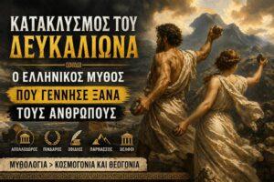 Κατακλυσμός του Δευκαλίωνα: Ο Ελληνικός Μύθος που Γέννησε Ξανά τους Ανθρώπους