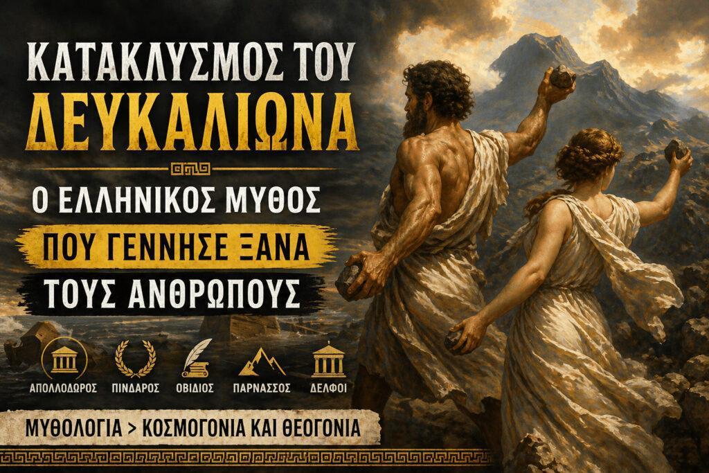 Κατακλυσμός του Δευκαλίωνα: Ο Ελληνικός Μύθος που Γέννησε Ξανά τους Ανθρώπους