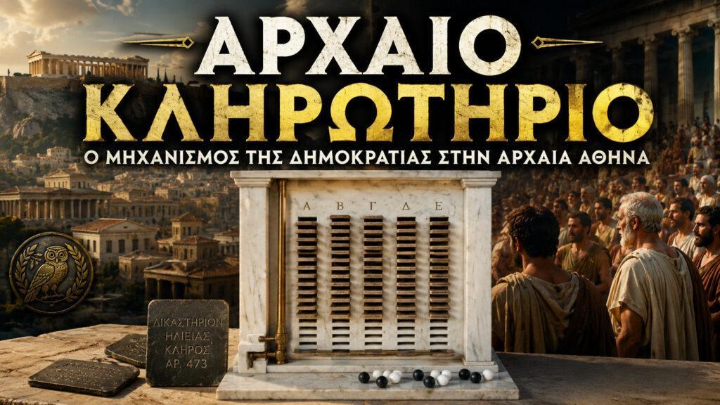 Το Αρχαίο Κληρωτήριο: Η Λίθινη Μηχανή της Αθηναϊκής Δημοκρατίας που Έκανε τον Κλήρο Θεσμό